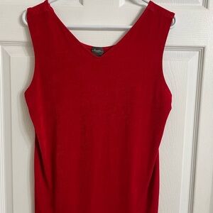 Chico's travelers size 2 ( large) red tank
